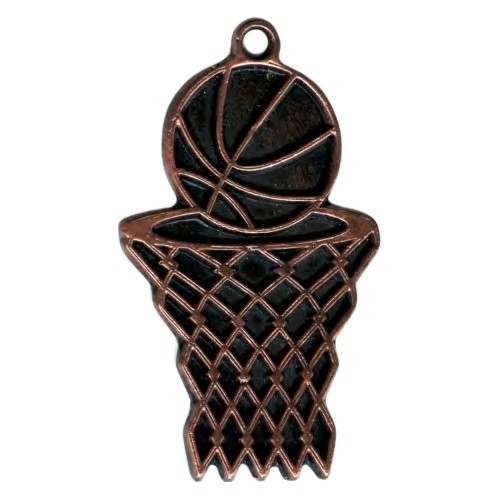 Medaļa MTL812 Basketbols - 70 mm - Bronza
