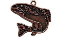 Medaļa MTL810 Zivs - 60 mm - Bronza