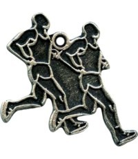 Медаль за бег MTL808 - 70 мм - Серебристый