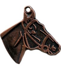 MTL807 Horse Medal - 50 mm - Bronza