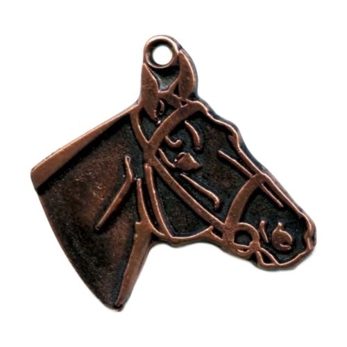 MTL807 Horse Medal - 50 mm - Bronza