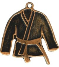 MTL804 Kimono Medal - 60 mm - Gold