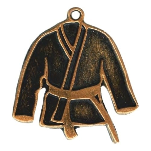 MTL804 Kimono Medal - 60 mm - Gold