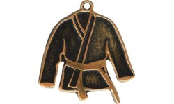 Medaļa MTL804 Kimono - 60 mm - Zelts