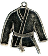MTL804 Kimono Medal - 60 mm - Silver