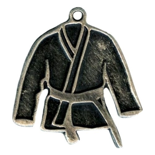 Medaļa MTL804 Kimono - 60 mm - Sudrabs