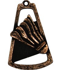 Medaļa MTL771 Badmintons - 90 mm - Bronza