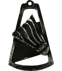 Medaļa MTL771 Badmintons - 90 mm - Sudrabs