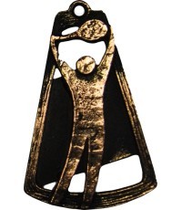 Medal MTL770 Tennis - 90 mm - Bronza