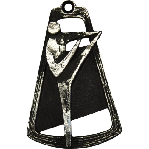Medal MTL768 Karate - 90 mm - Silver