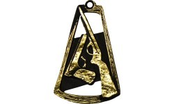 Medal MTL767 Shooting - 90 mm - Gold