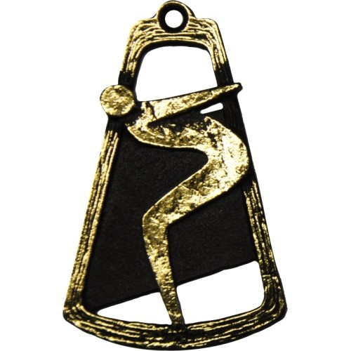 Medal MTL766 Swimming - 90 mm - Gold