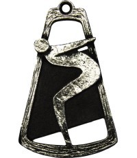 Medal MTL766 Swimming - 90 mm - Silver