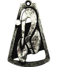 Medaļa MTL763 Velosipēds - 90 mm - Sudrabs