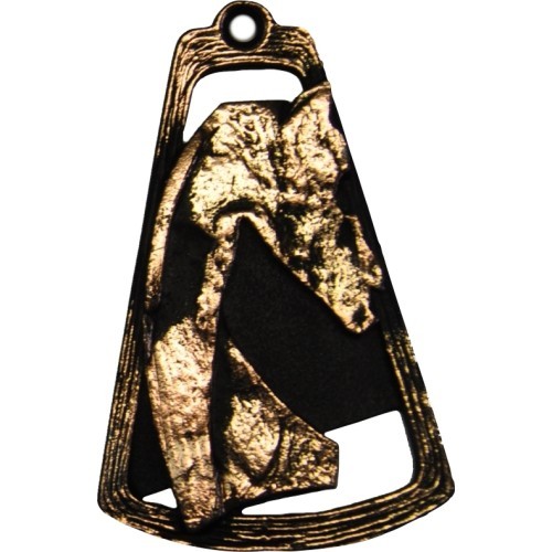 Medal MTL762 Horse - 90 mm - Bronza