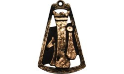Medaļa MTL758 Šahs - 90 mm - Bronza