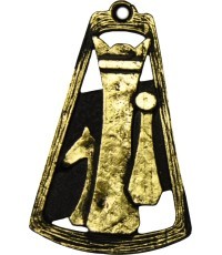 Medaļa MTL758 Šahs - 90 mm - Zelts