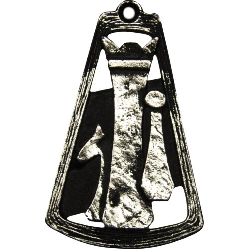 Medal MTL758 Chess - 90 mm - Silver