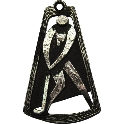 Medal MTL753 Field Hockey - 90 mm - Silver