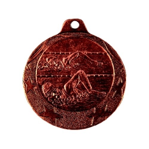 Medaļa IL178 Peldēšana - 40 mm - Bronza