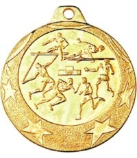 Medaļa IL069 Atlētika - 40 mm - Zelts
