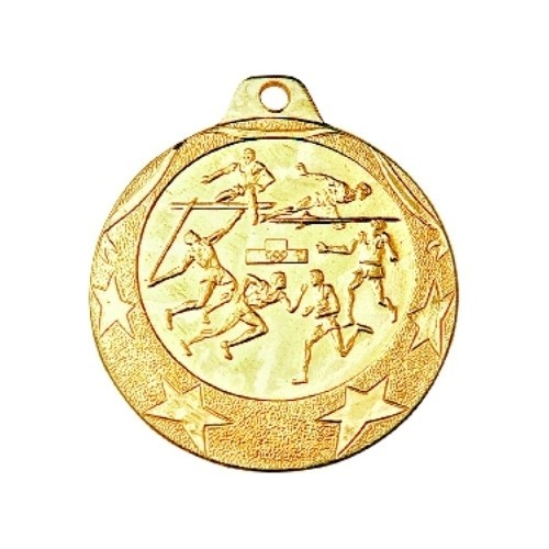 Medal IL069 Athletics - 40 mm - Gold