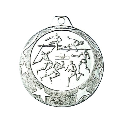 Medaļa IL069 Atlētika - 40 mm - Sudrabs
