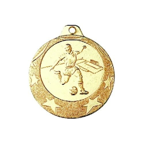 IL001 Football Medal - 40 mm - Gold