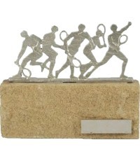 Statuete BEL602 Teniss - 17cm - Sudrabs