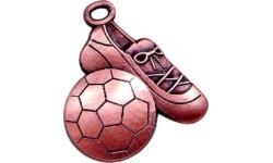Medaļa Z330 Futbols - 50 mm - Bronza