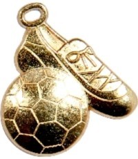 Medaļa Z330 Futbols - 50 mm - Zelts
