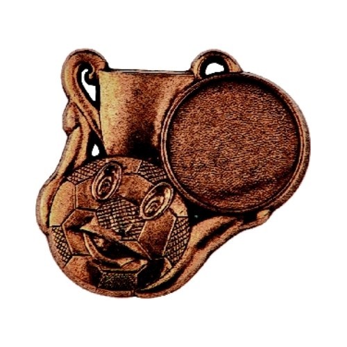 Medaļa Z246 Futbols - 50 mm - Bronza