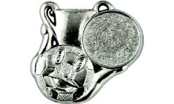 Medal Z246 Football - 50 mm - Silver