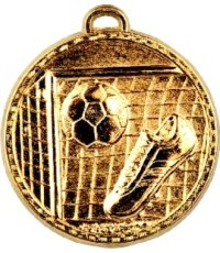 Medaļa Z232 Futbols - 45 mm - Zelts