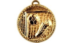 Medaļa Z232 Futbols - 45 mm - Zelts
