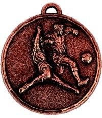Medal Z197 Football - 50 mm - Bronza