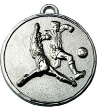 Medal Z197 Football - 50 mm - Silver