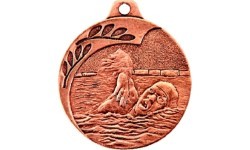 NP10 Swimming Medal - 40 mm - Bronza