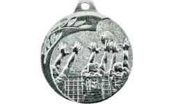 NP08 Volleyball Medal - 40 mm - Silver