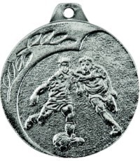 NP06 Football Medal - 40 mm - Silver