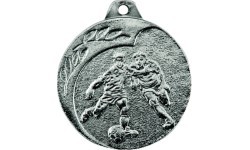 NP06 Football Medal - 40 mm - Silver
