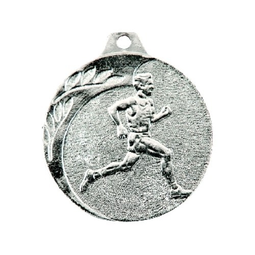 NP04 Running Medal - 40 mm - Silver