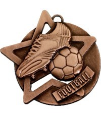 Medal SM1 Football - 65 mm - Bronza