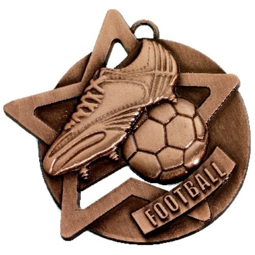 Medal SM1 Football - 65 mm - Bronza
