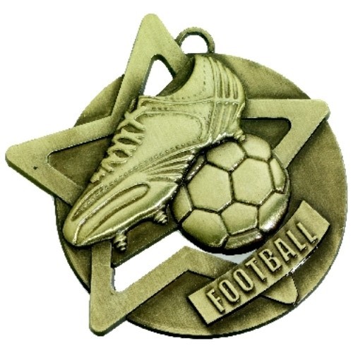 Medal SM1 Football - 65 mm - Gold