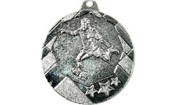 Medaļa OT6 Futbols - 50 mm - Sudrabs