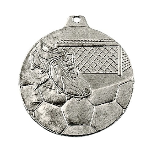 Medal OT5 Football - 50 mm - Silver