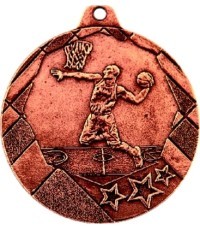 Medaļa OT2 Basketbols - 50 mm - Bronza