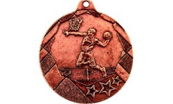 Medal OT2 Basketball - 50 mm - Bronza