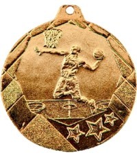 Medal OT2 Basketball - 50 mm - Gold